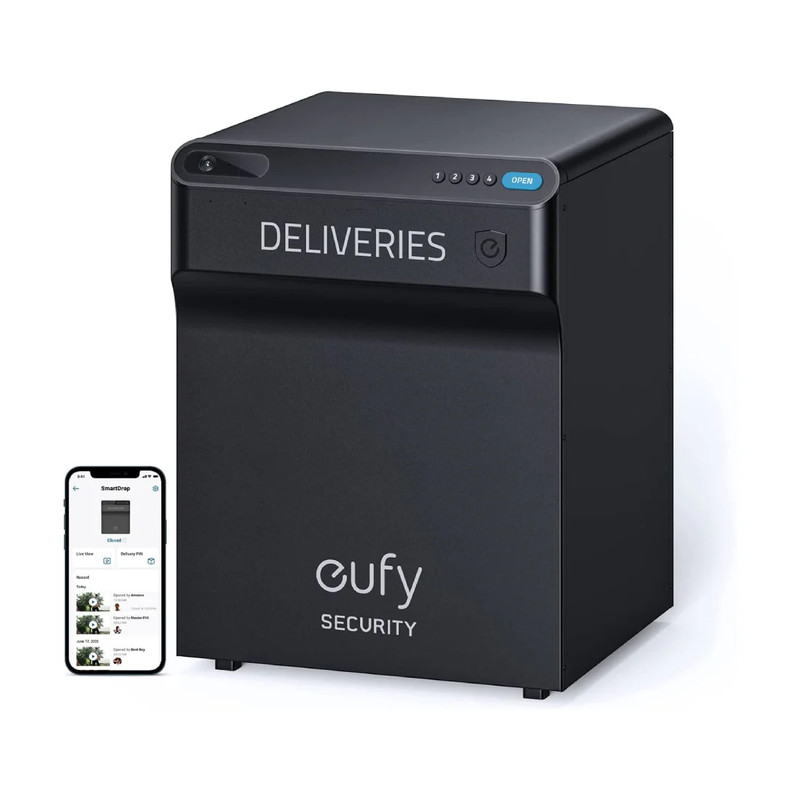 Eufy SmartDrop Smart Delivery Box - Black - حاوية استقبال طلبات
